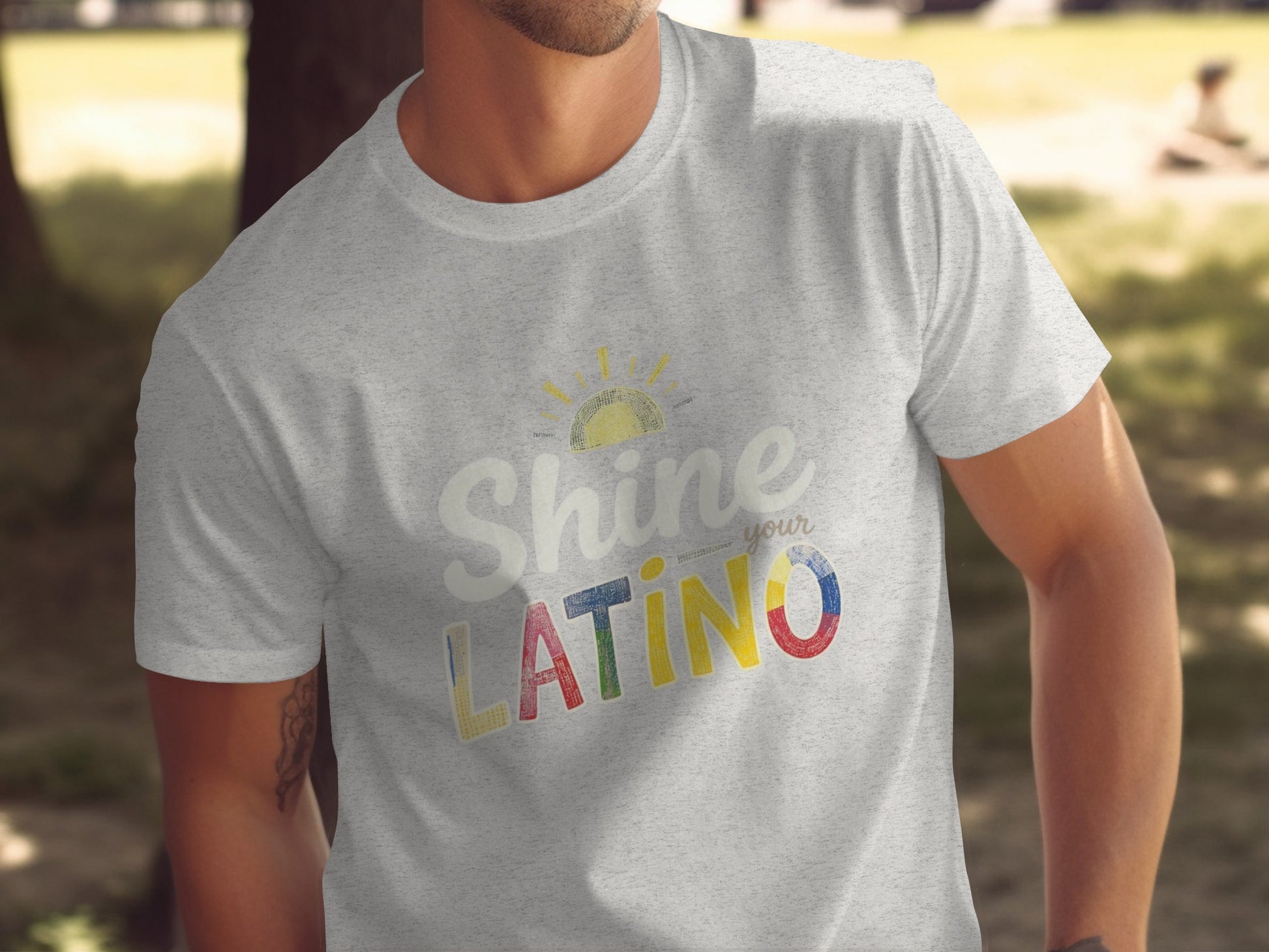 Shine Your Latino Graphic Tee Shirt Product