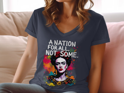 A Nation For All Not Some Frida Kahlo Graphic Tee
