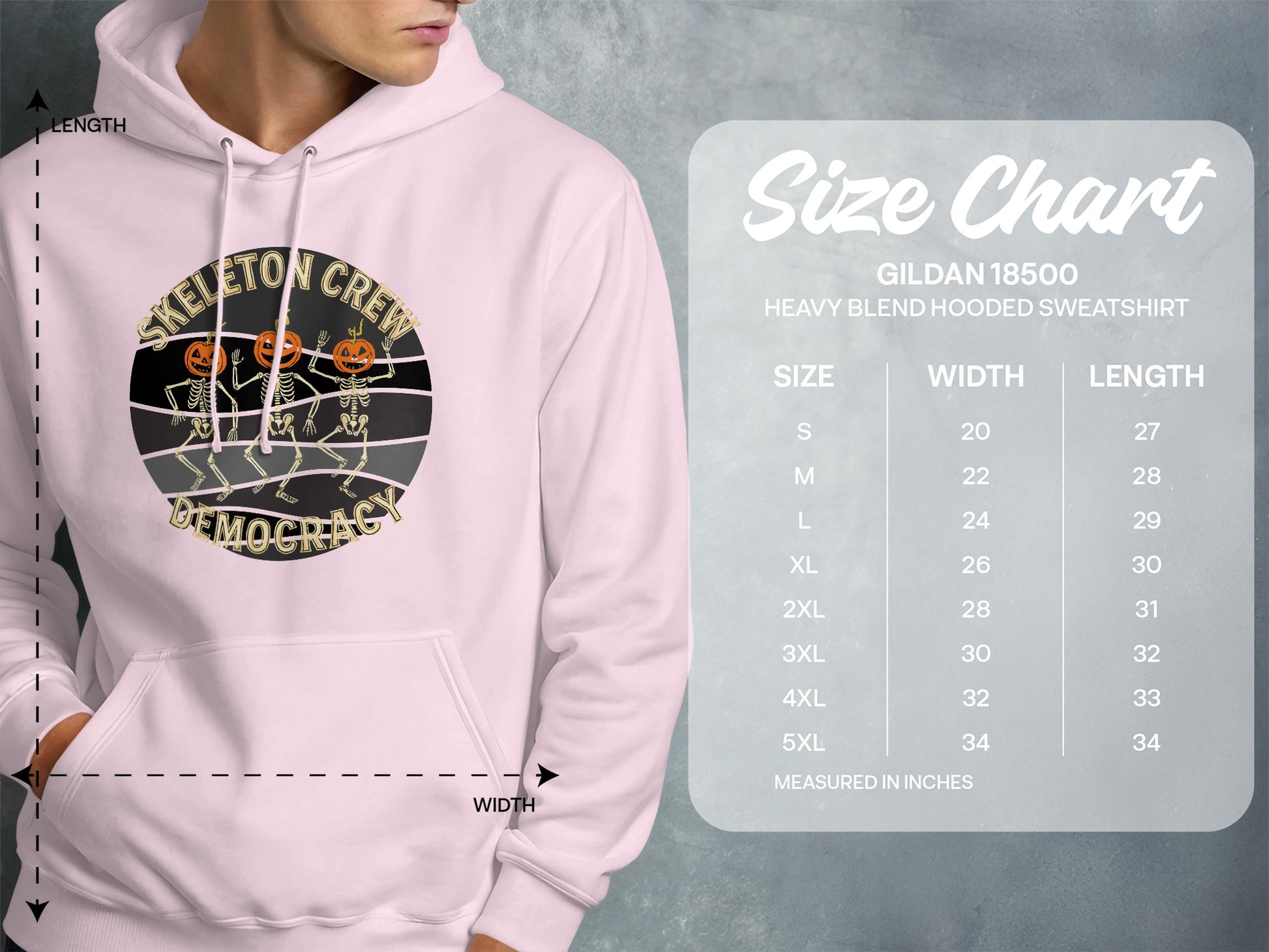 Skeleton Crew Graphic Heavy Blend Hooded Sweatshirt product