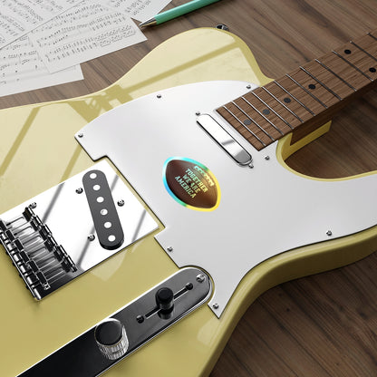 Electric Guitar with Together We Are America Sticker