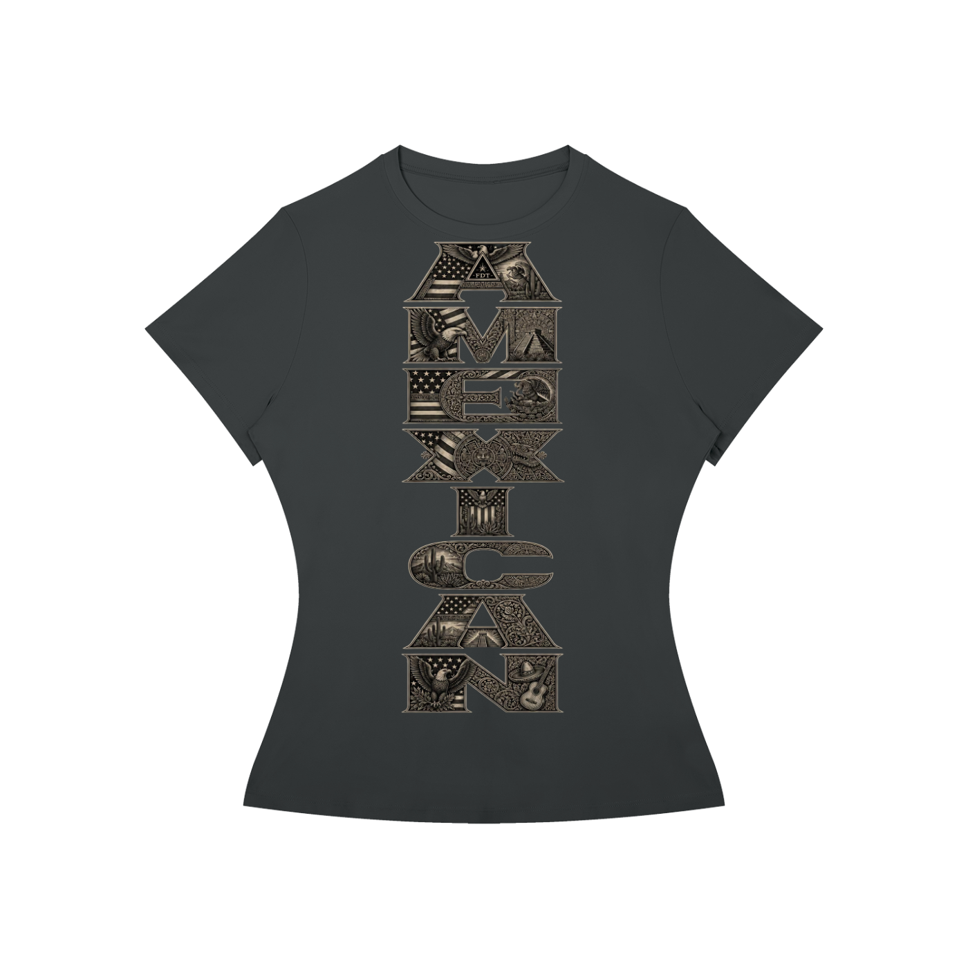 Amexican Pride Brown and Proud Women’s Slim Fit Performance T-Shirt