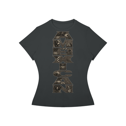 Amexican Pride Brown and Proud Women’s Slim Fit Performance T-Shirt