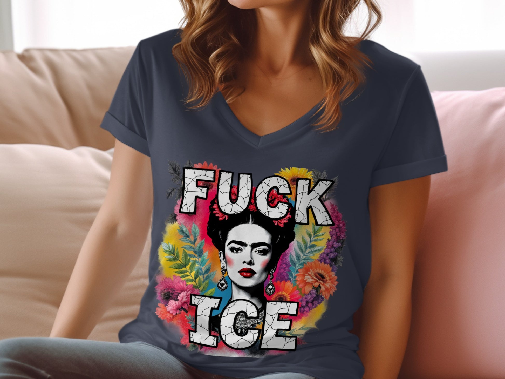 Vibrant Frida T-Shirt with Bold Statement