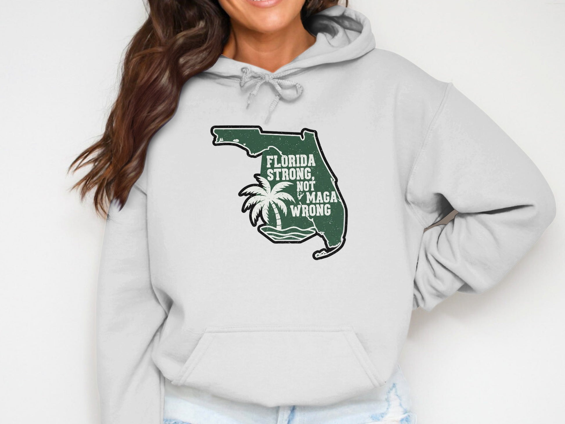 Florida Strong Not MAGA Wrong Hoodie product