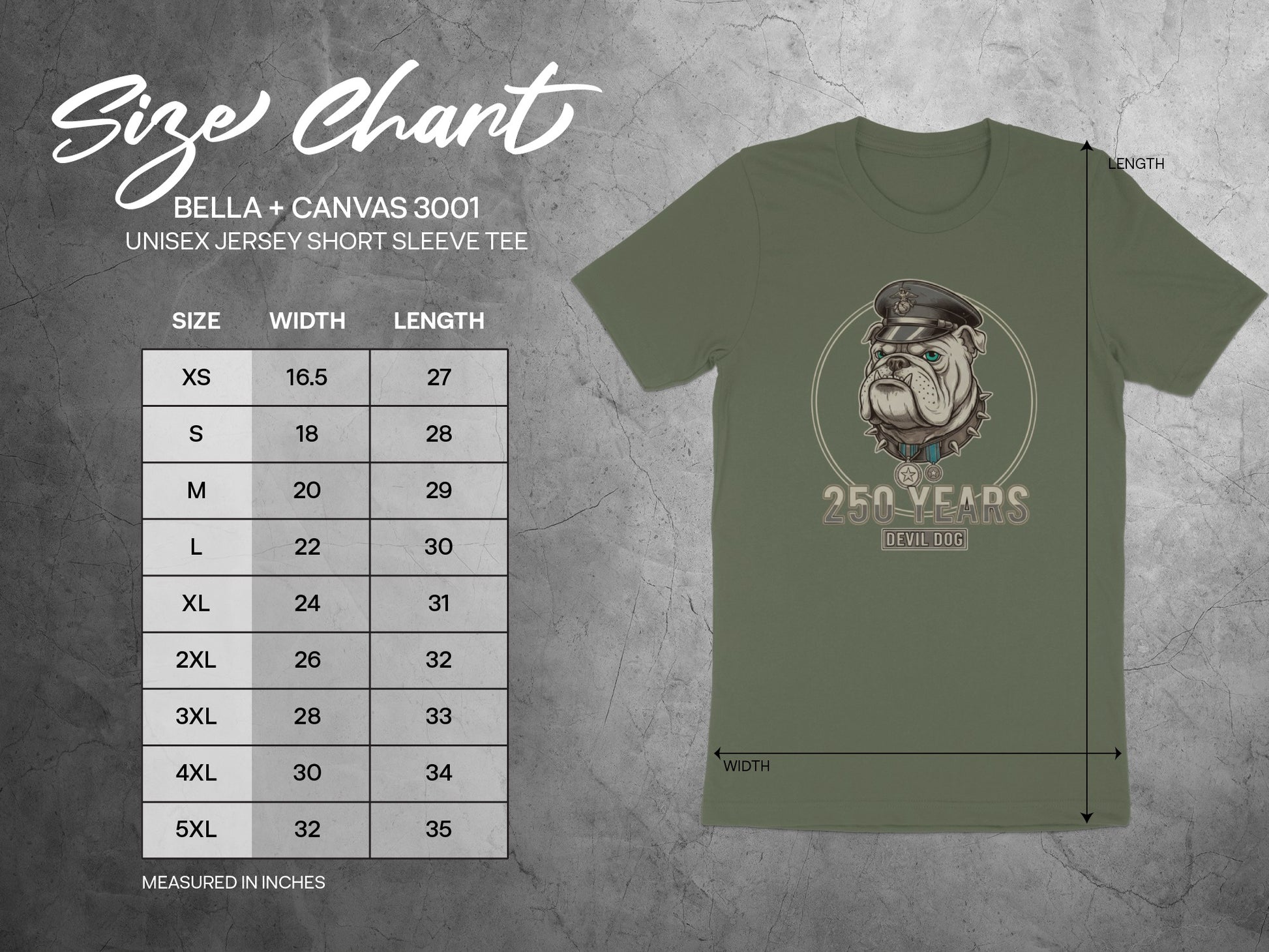 Vintage Style 250 Years Bulldog Graphic T-Shirt
