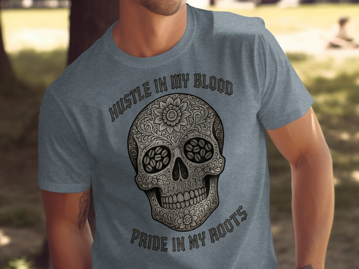 Hustle In My Blood Pride In My Roots T-shirt
