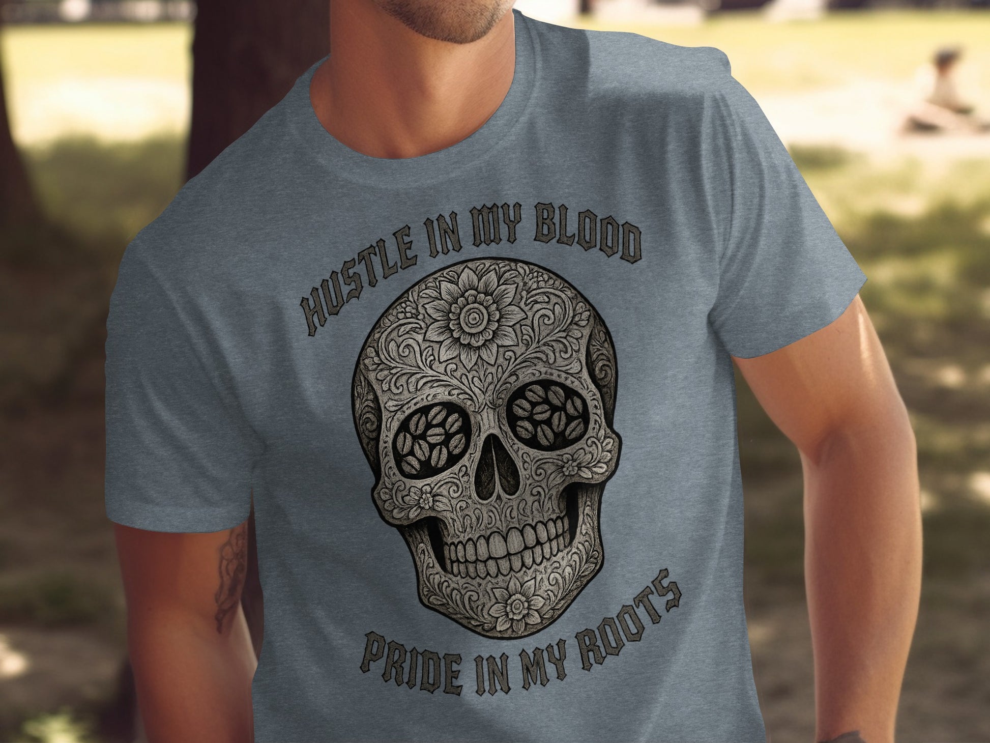 Hustle In My Blood Pride In My Roots T-shirt