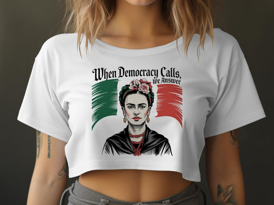 When Democracy Calls We Answer Graphic Tee product