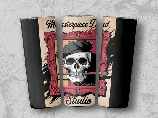 Masterpiece Dead Studio Artist Skull Design Tumblers product