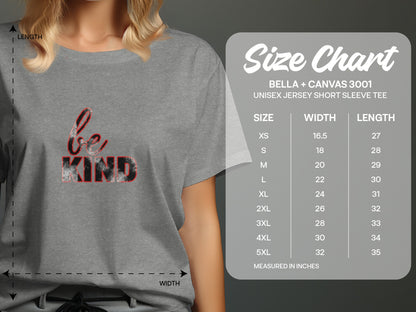 Inspirational Be Kind Unisex Short Sleeve Tee