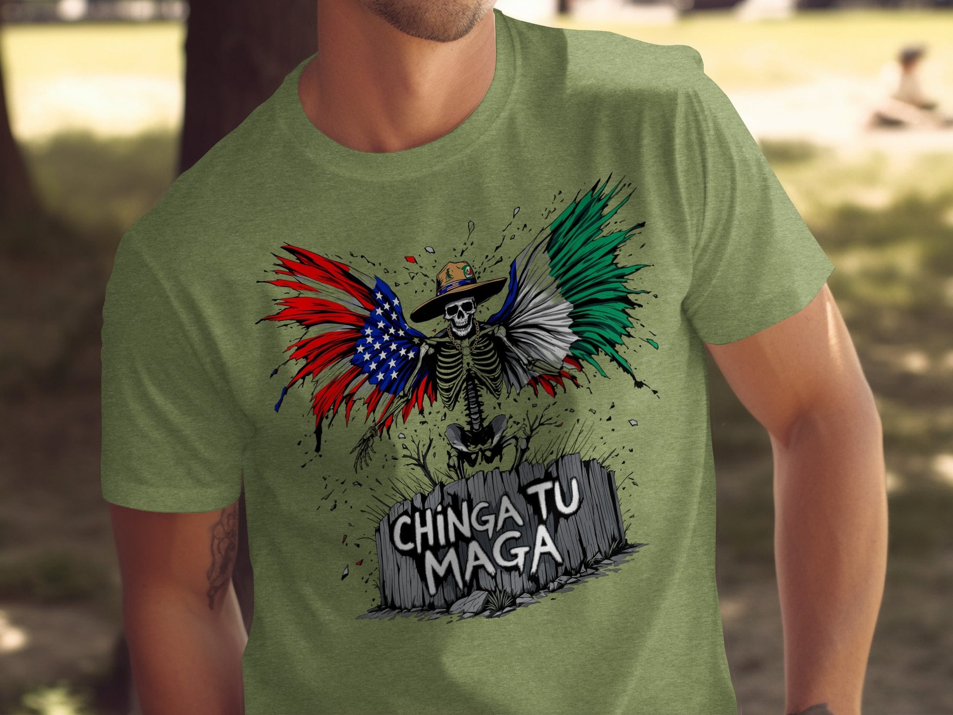 Chinga Tu Maga Mexican American Pride T-shirt product type