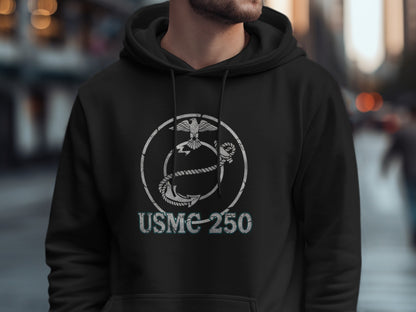 USMC-250 Anchor and Rope Emblem Hoodie product