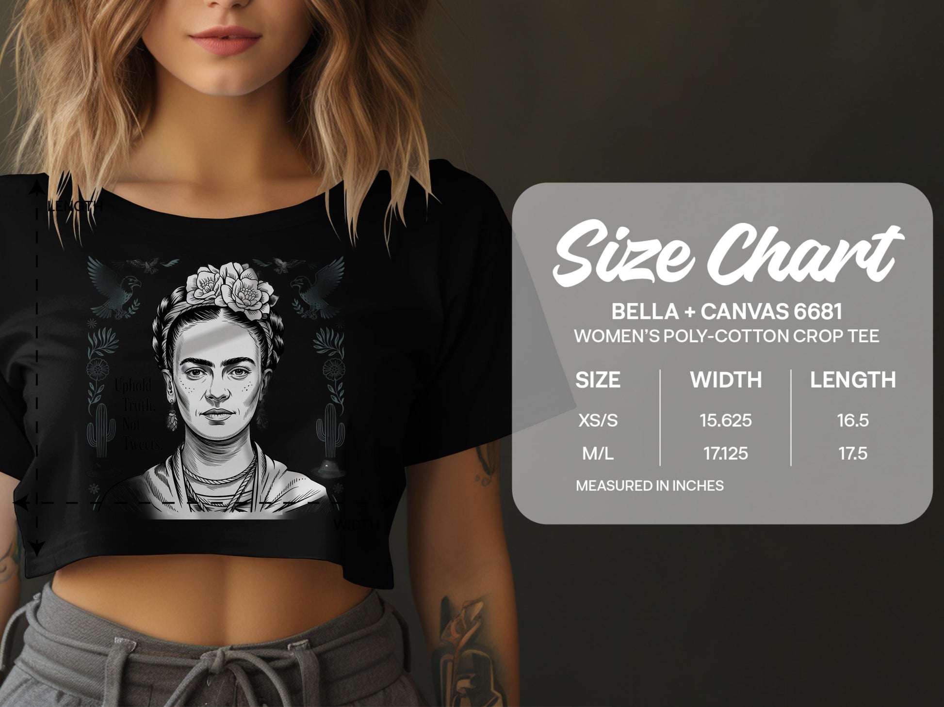 Stylish Graphic Bella Canvas 6681 Crop Tee product