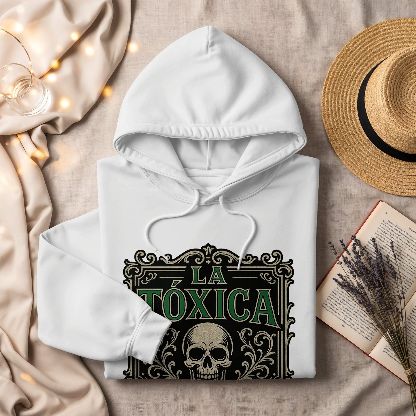 La Toxica Skull Hoodie Casual Wear Graphic product type