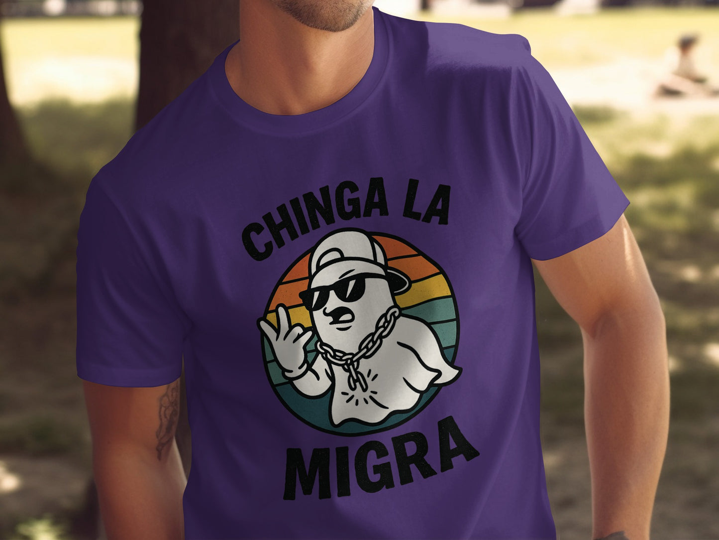 Chinga La Migra Graphic Design T-Shirt product type