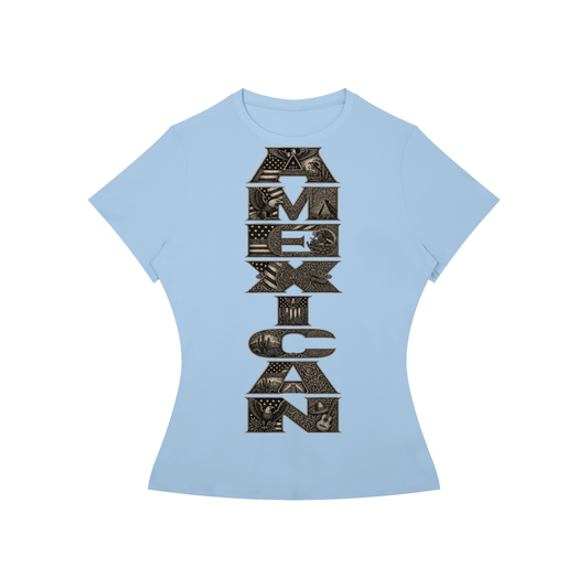 Amexican Pride Brown and Proud Women’s Slim Fit Performance T-Shirt