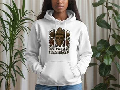 Viva La Resistencia Skull Hoodie For Unstoppable Rebels