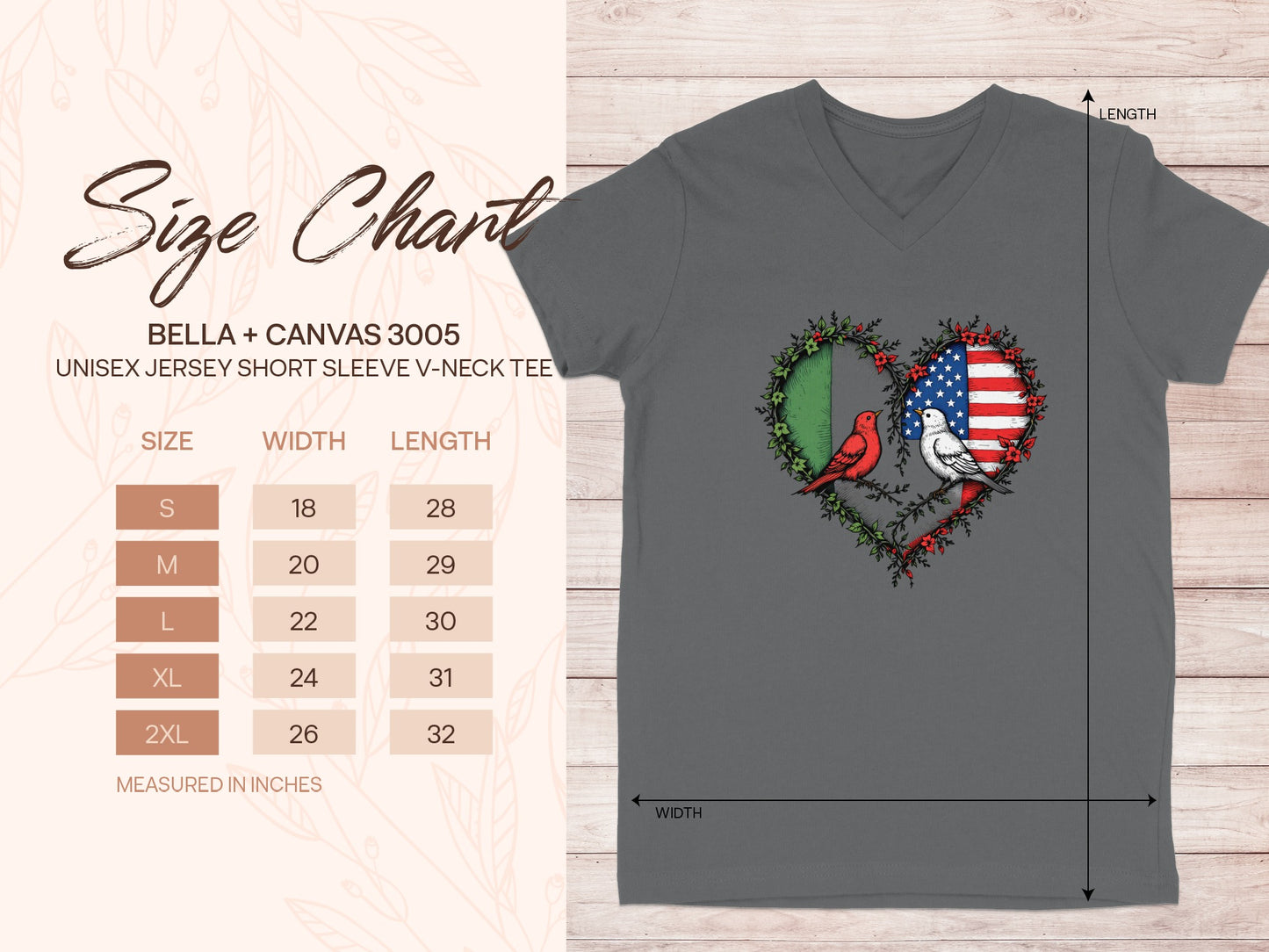 Birds in Heart Shape Design Graphic Tee product