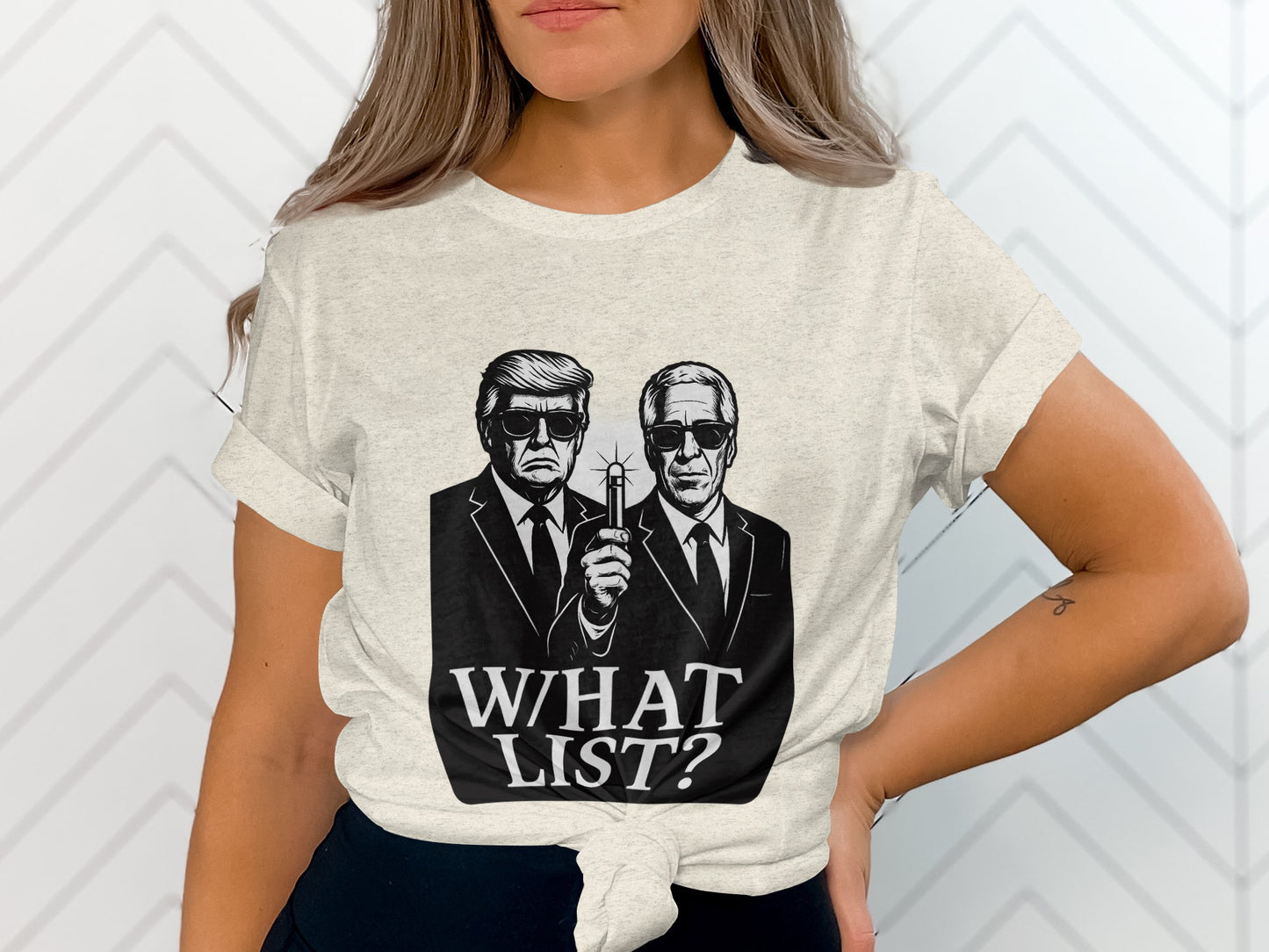 Graphic T-Shirt with Unique What List Design product type