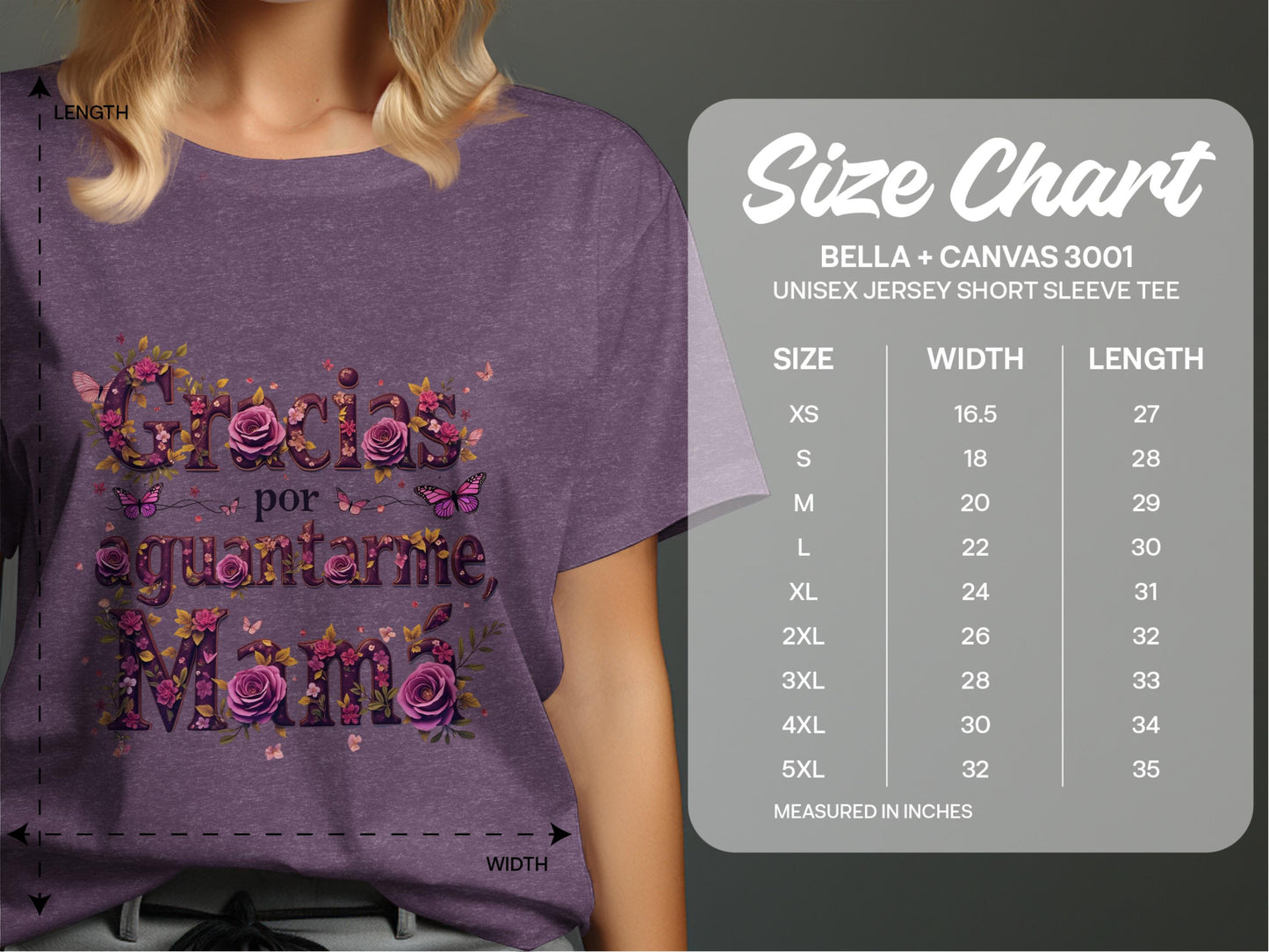 Gracias por Aguantarme Mamá Unisex Jersey Short Sleeve Tee product type