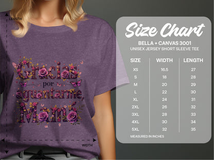 Gracias por Aguantarme Mamá Unisex Jersey Short Sleeve Tee product type