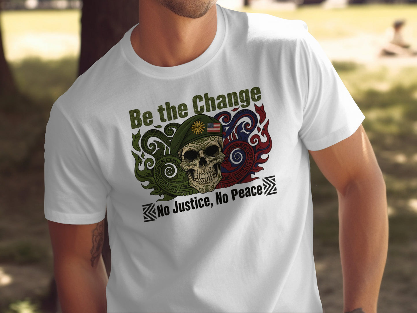 Be the Change No Justice No Peace T-shirt product
