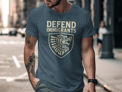 Defend Immigrants Shirt for Activists Stylish Tee