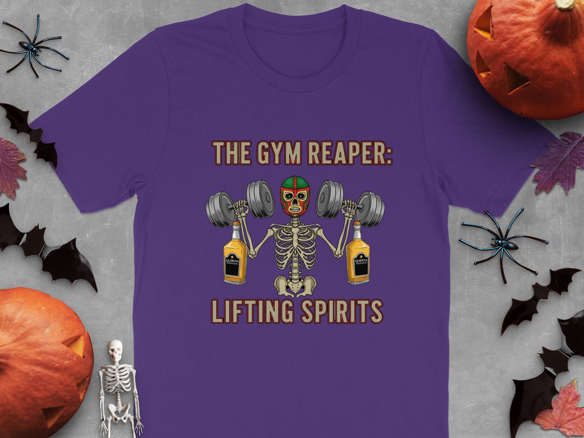 The Gym Reaper Lifting Spirits Halloween T-shirt product