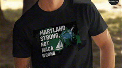 A person wearing a black t-shirt with a graphic design on it.