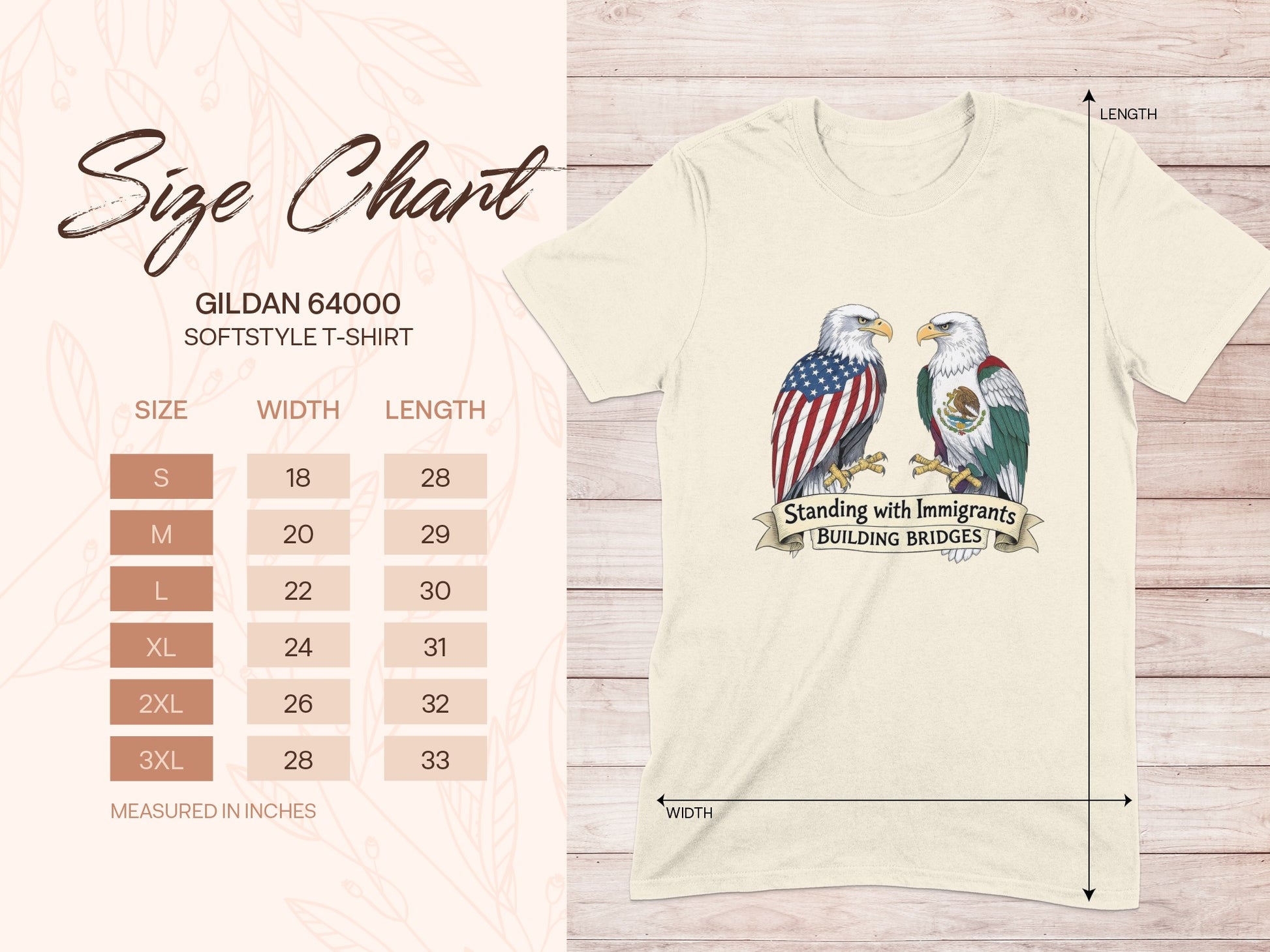 Standing with Immigrants Building Bridges T-shirt product type
