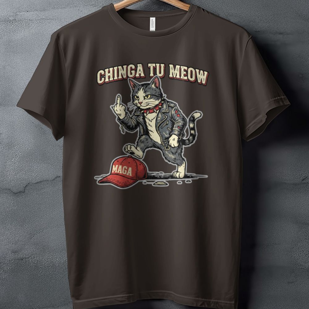 Chinga Tu Meow Feline Middle Finger MAGA Hat product type