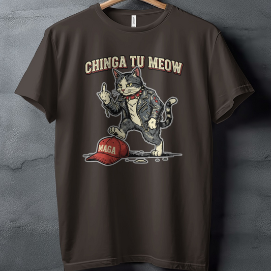 Chinga Tu Meow Feline Middle Finger MAGA Hat product type