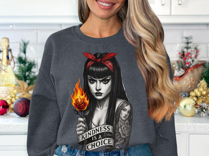 Kindness is a Choice Bold Graphic Sweatshirt product