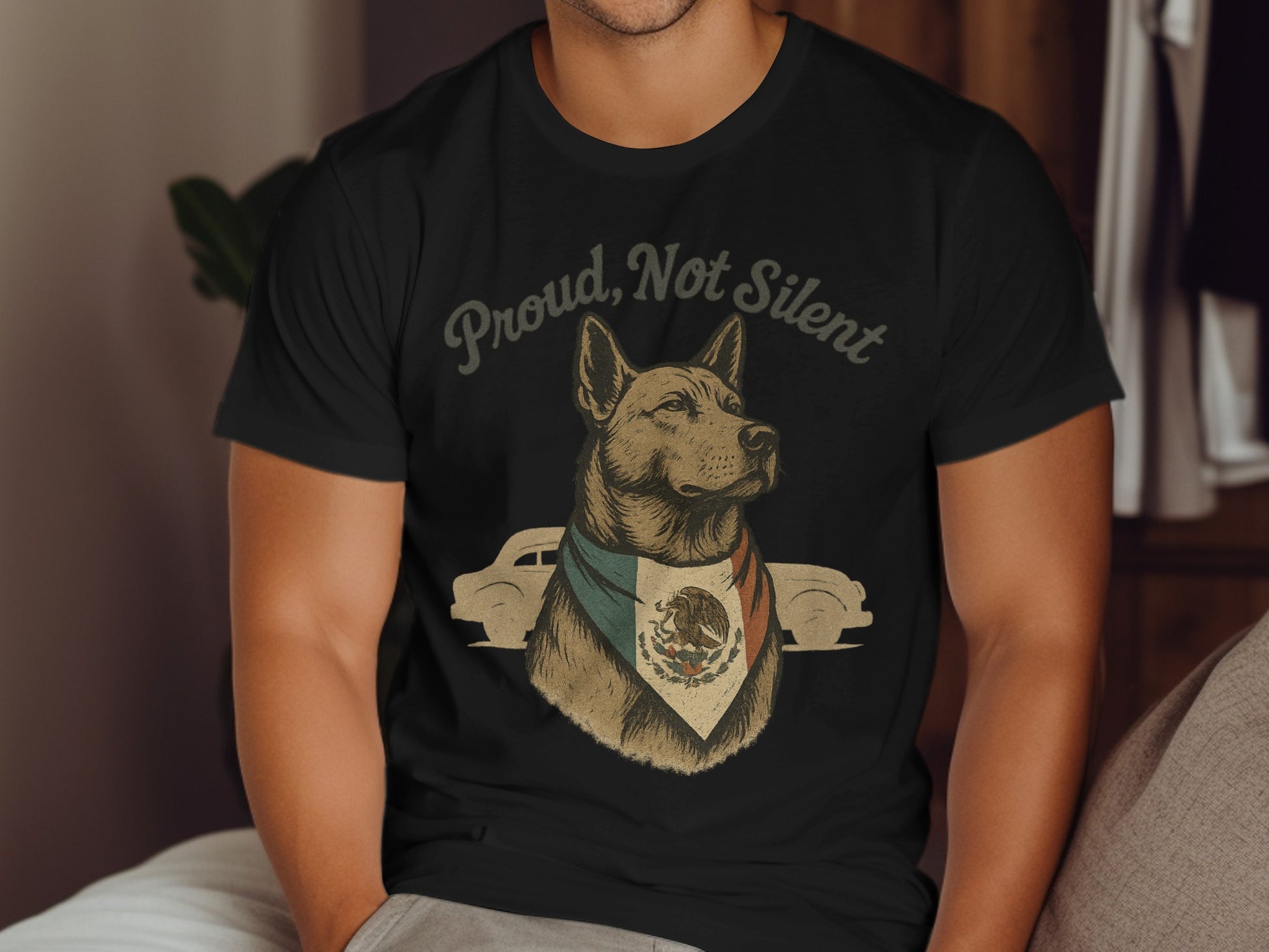 Proud Not Silent Mexican Dog T-Shirt product type