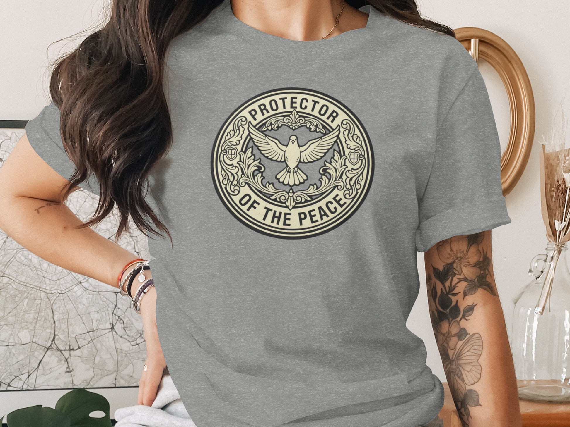 Protector of the Peace graphic tee