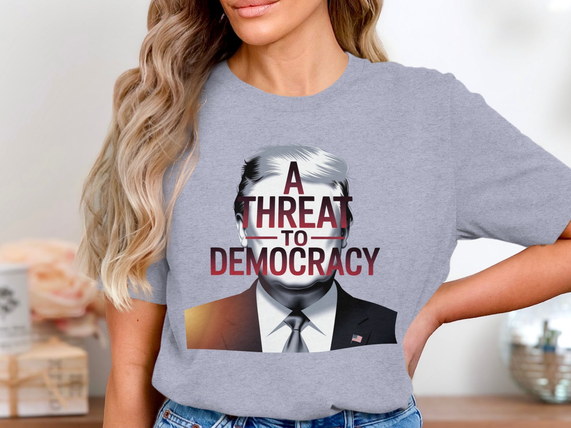 A Threat to Democracy Graphic Novelty T-Shirt product type