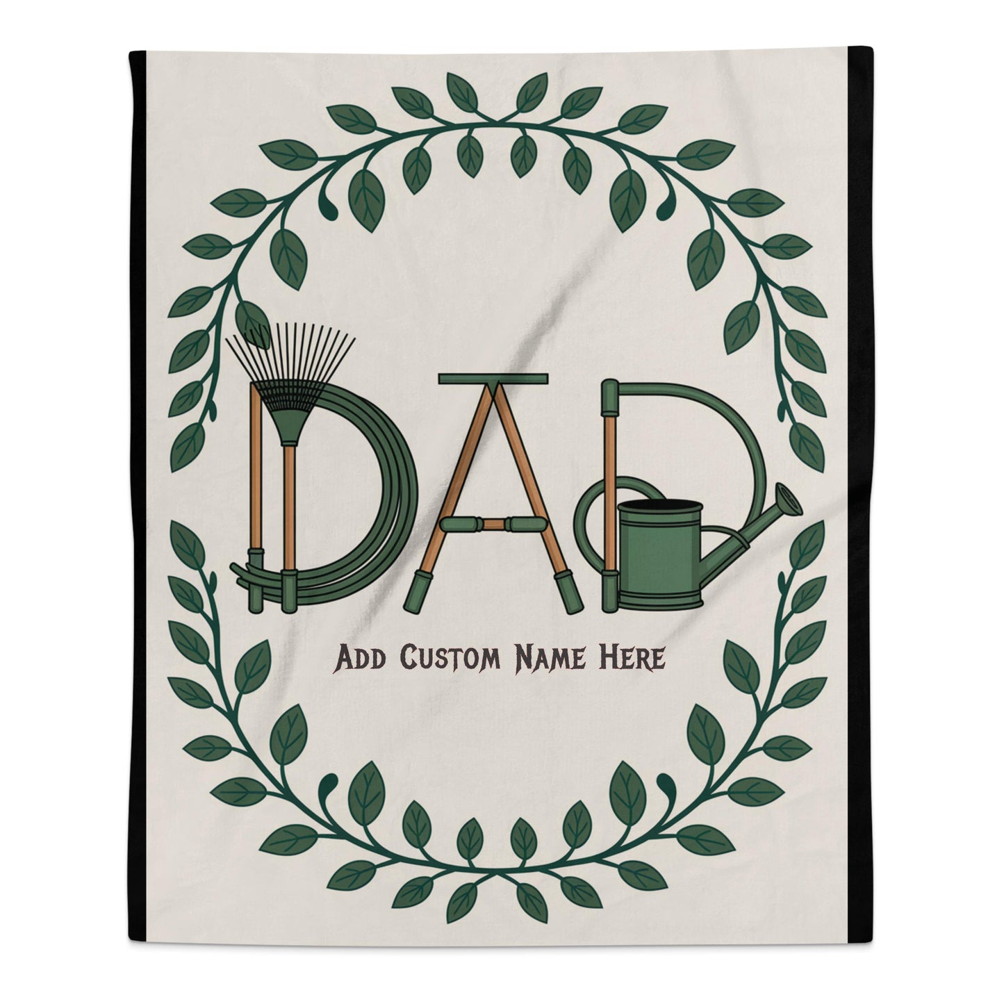 Personalized Dad Gardening Tools Themed Blanket product