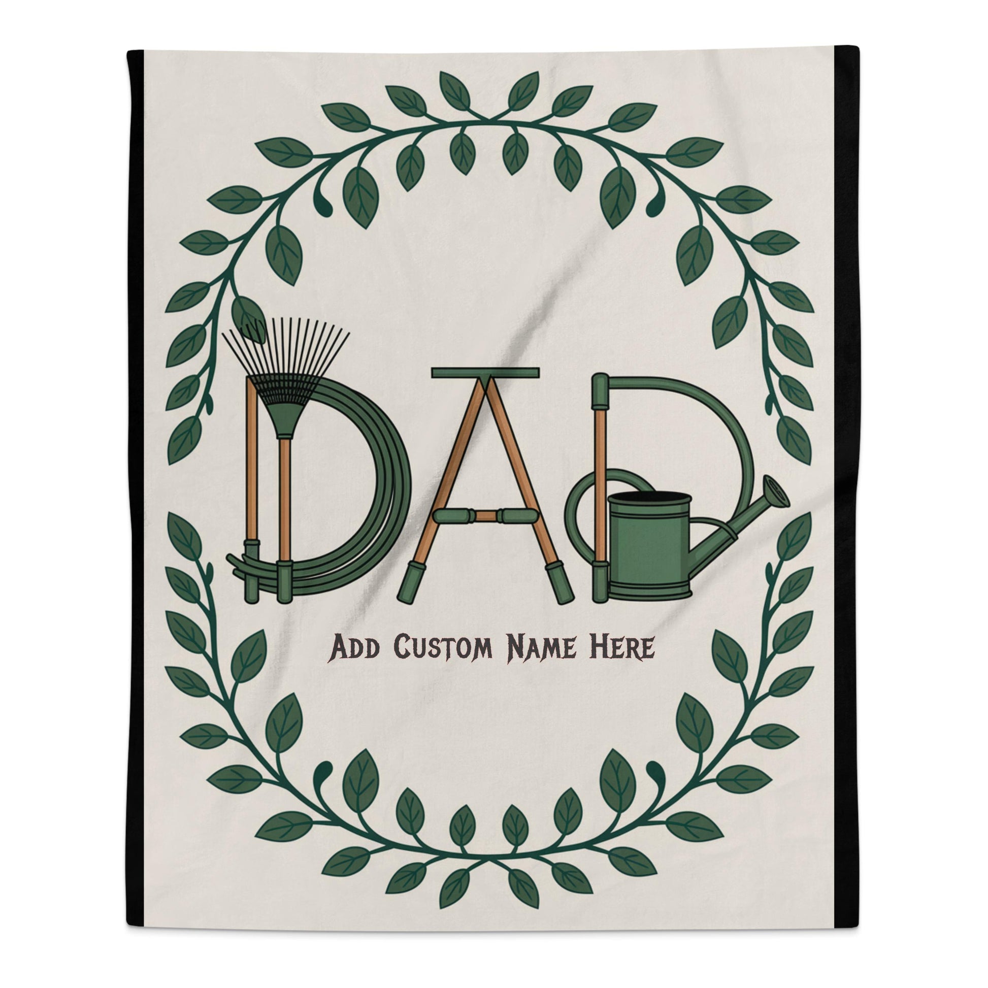 Personalized Dad Gardening Tools Themed Blanket product