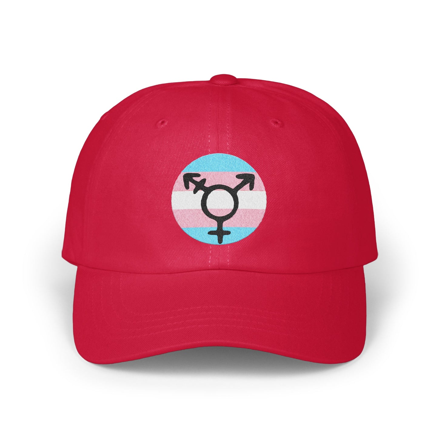 Transgender Pride Symbol Embroidered Baseball Cap product type