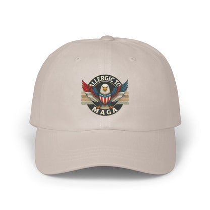Allergic to MAGA Hat Embroidered Adjustable Cap product
