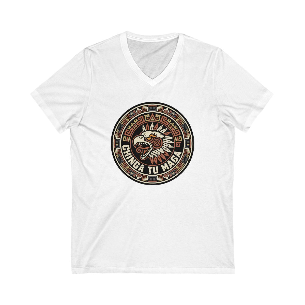 Chinga Tu Madre Eagle Design on White Tee Shirt product type