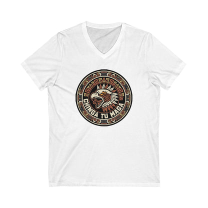Chinga Tu Madre Eagle Design on White Tee Shirt product type