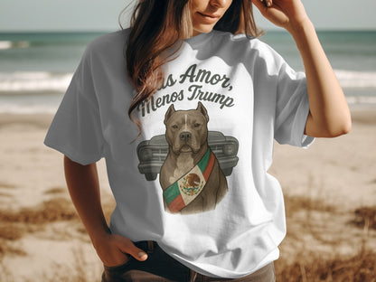 Más Amor Menos Trump Graphic Shirt product