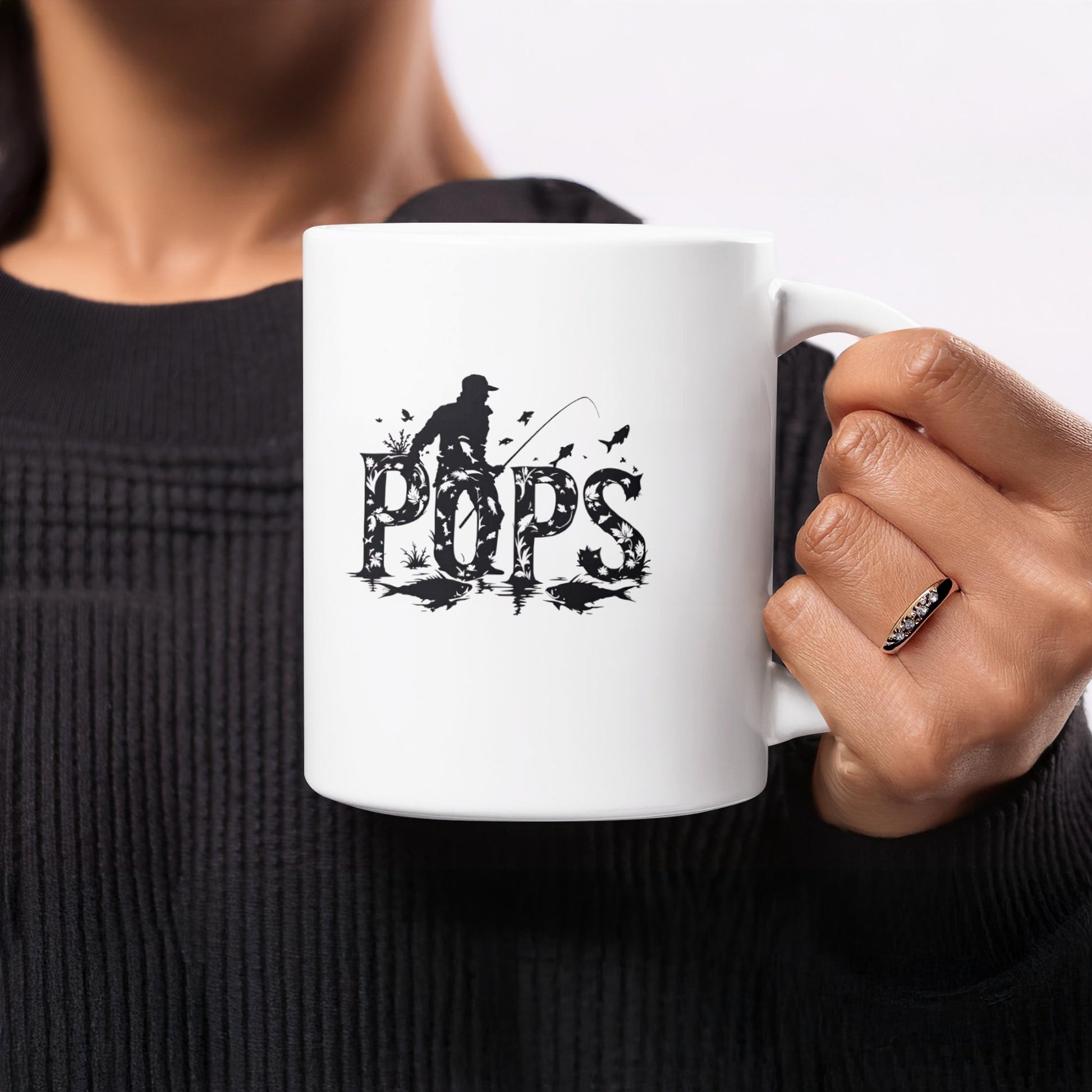 Pops Mug Ideal Gift for Fishing Enthusiast product