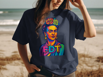 Colorful FDT Portrait Beach Day T-shirt product type