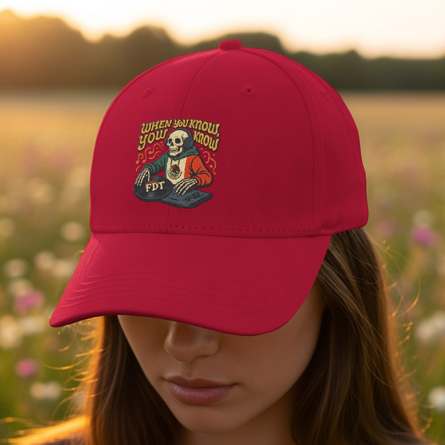 When You Know You Know Skeleton Graphic Hat product
