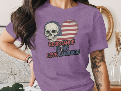 Resistance Is My Love Language Graphic Tee