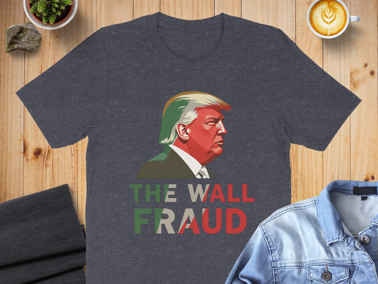 The Wall Fraud Graphic Print Round Neck T-Shirt product