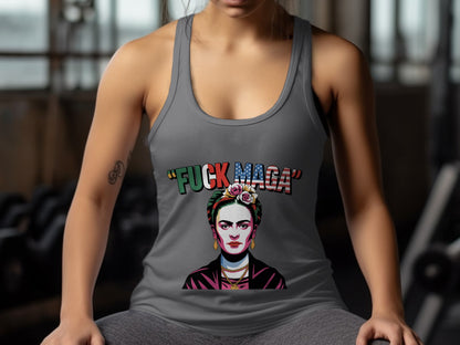 Bold Statement Frida Kahlo Graphic Tank Top product