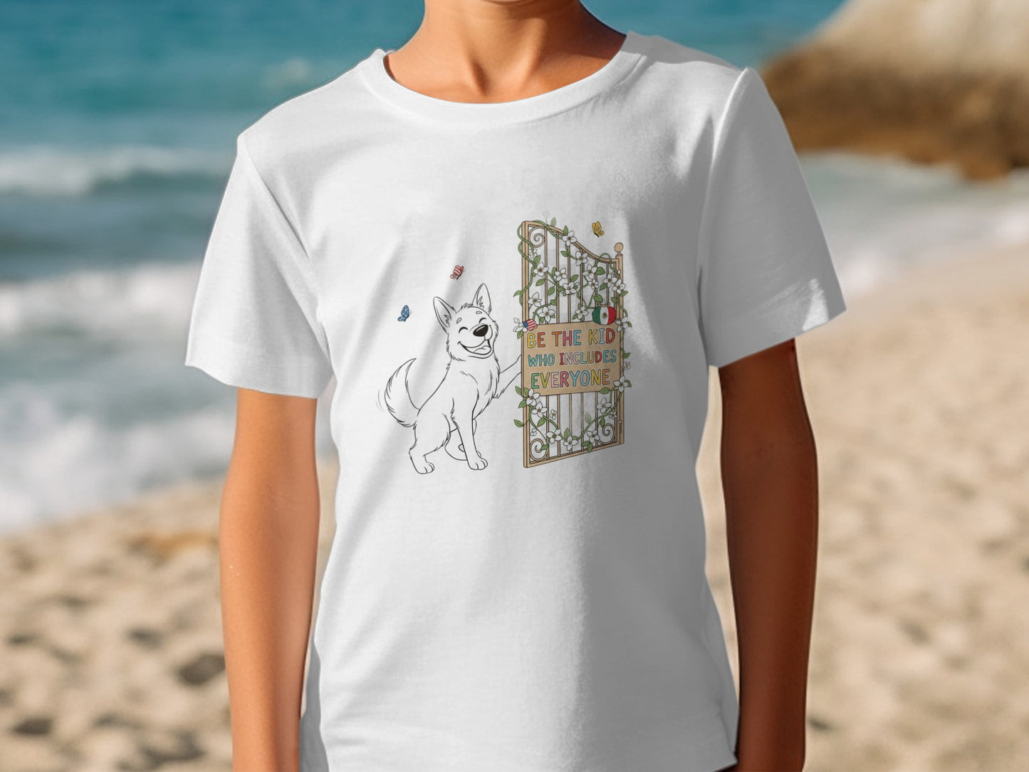 Inspirational Be The Kid Who Includes Everyone T-shirt